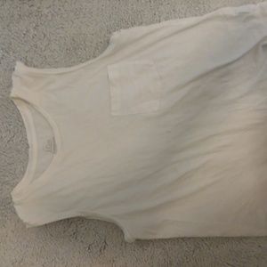 White Tank Top With Pocket